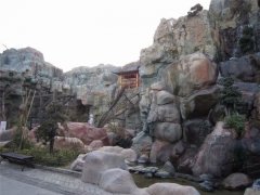 水泥塑石制作钟乳石溶洞景观